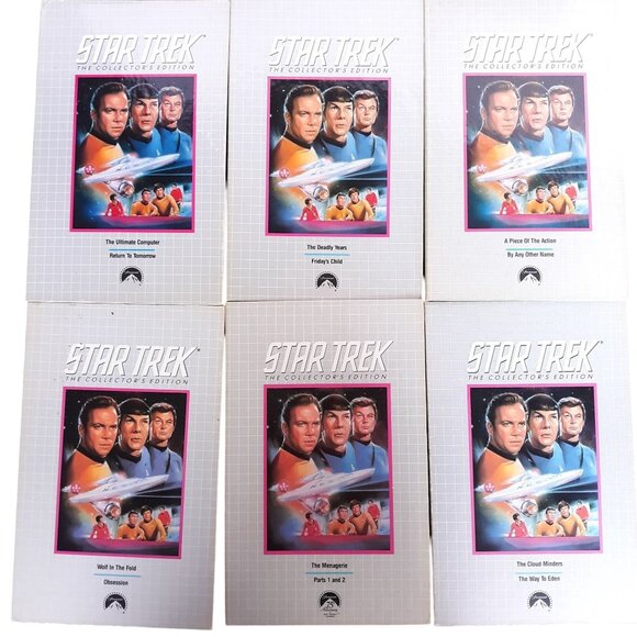 Star Trek VHS Collector's Edition Complete Set Of 39 Tapes - Picture 6 of 8